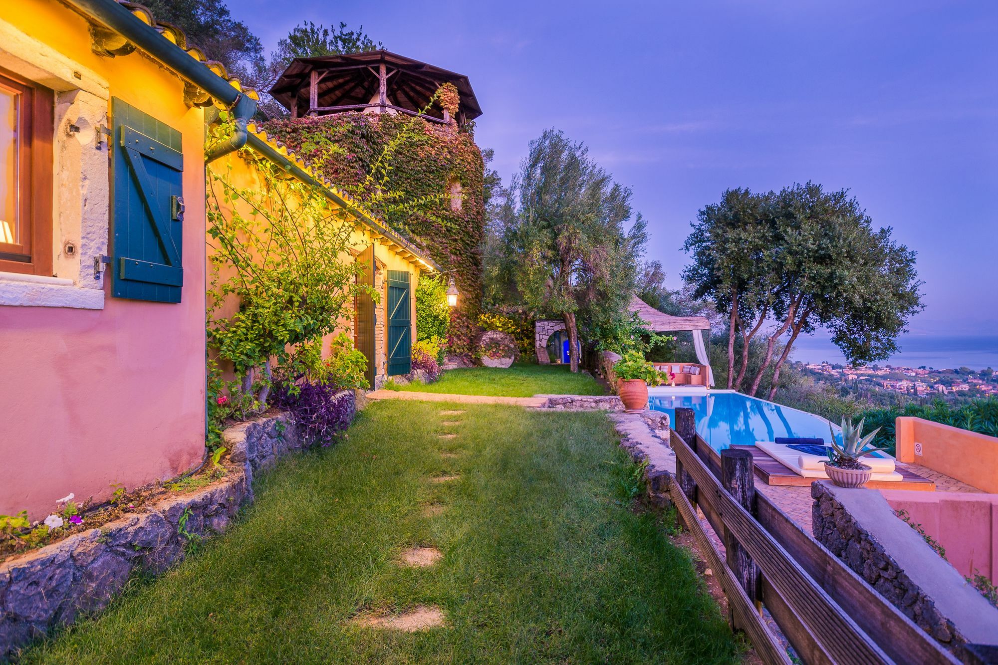 Villa Melolia Ипсос Экстерьер фото